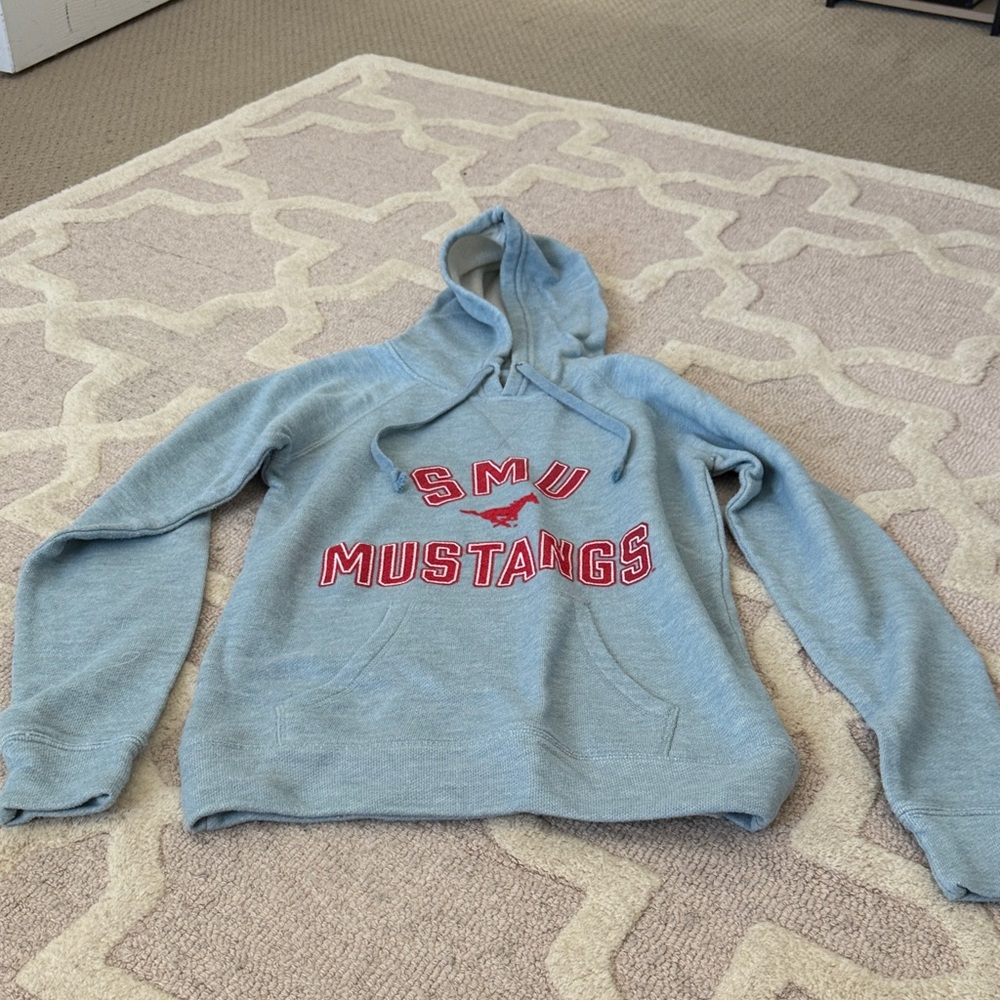 SMU Mustangs baby blue  Hoodie